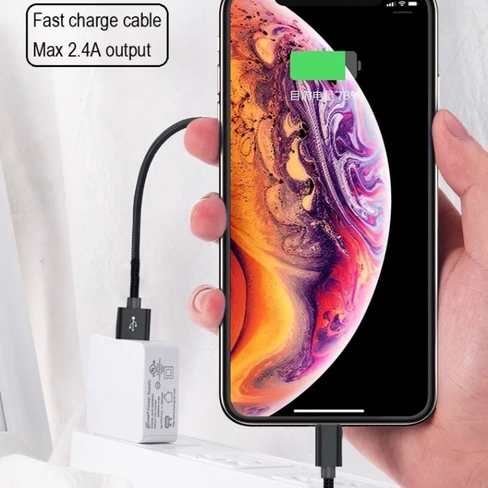 6ft. iPhone cord.